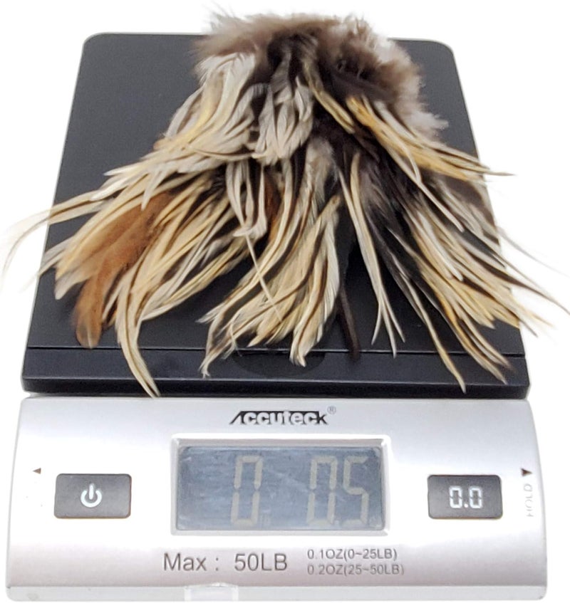 Creative Angler Saddle Hackle Fly Tying Materials - Natural Feathers for Wet Flies, Rooster Feathers, Hair Feathers for Crafts, Fly Tying Kit - Small Feathers Combo Pack of Steelhead Colored Feathers - Image 3